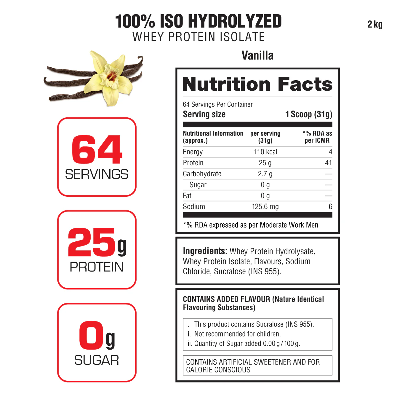 Labrada 100% ISO HYDROLYZED Whey Protein Isolate - Image 6