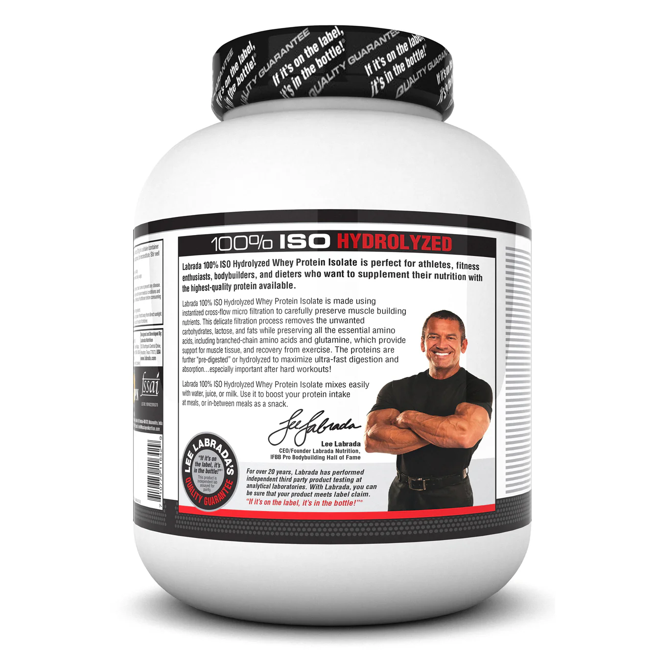 Labrada 100% ISO HYDROLYZED Whey Protein Isolate - Image 8