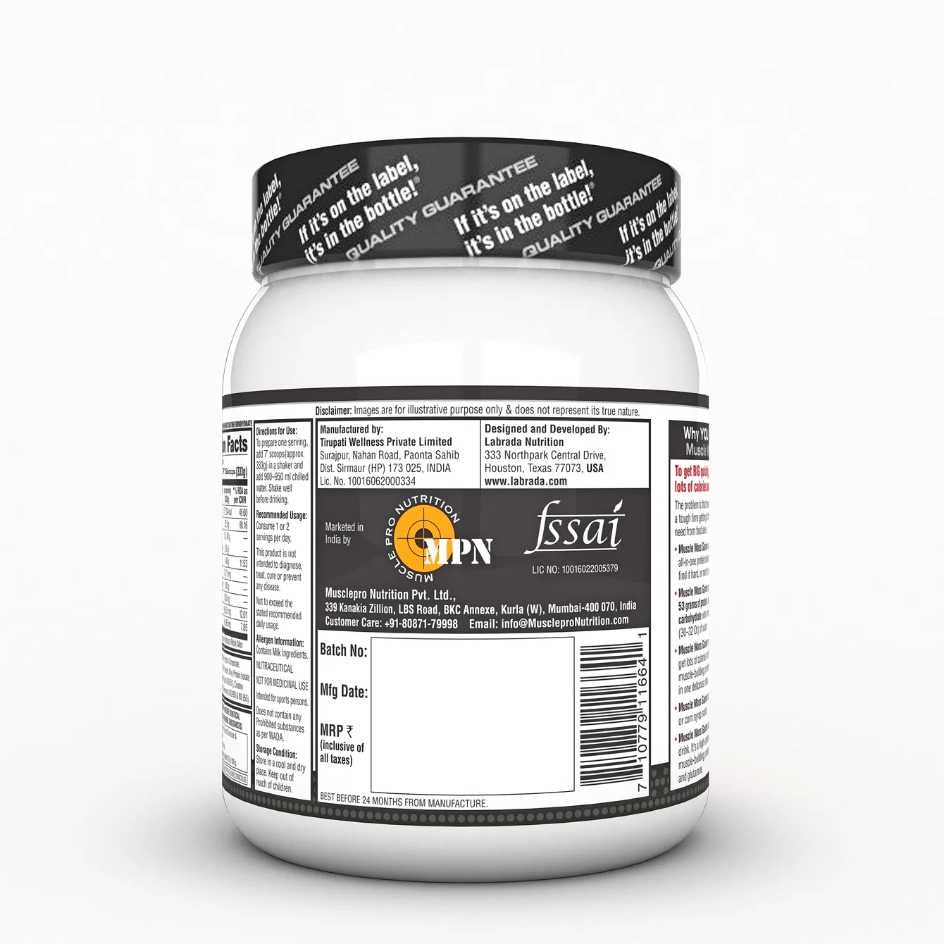 Labrada Muscle Mass Gainer - Image 20