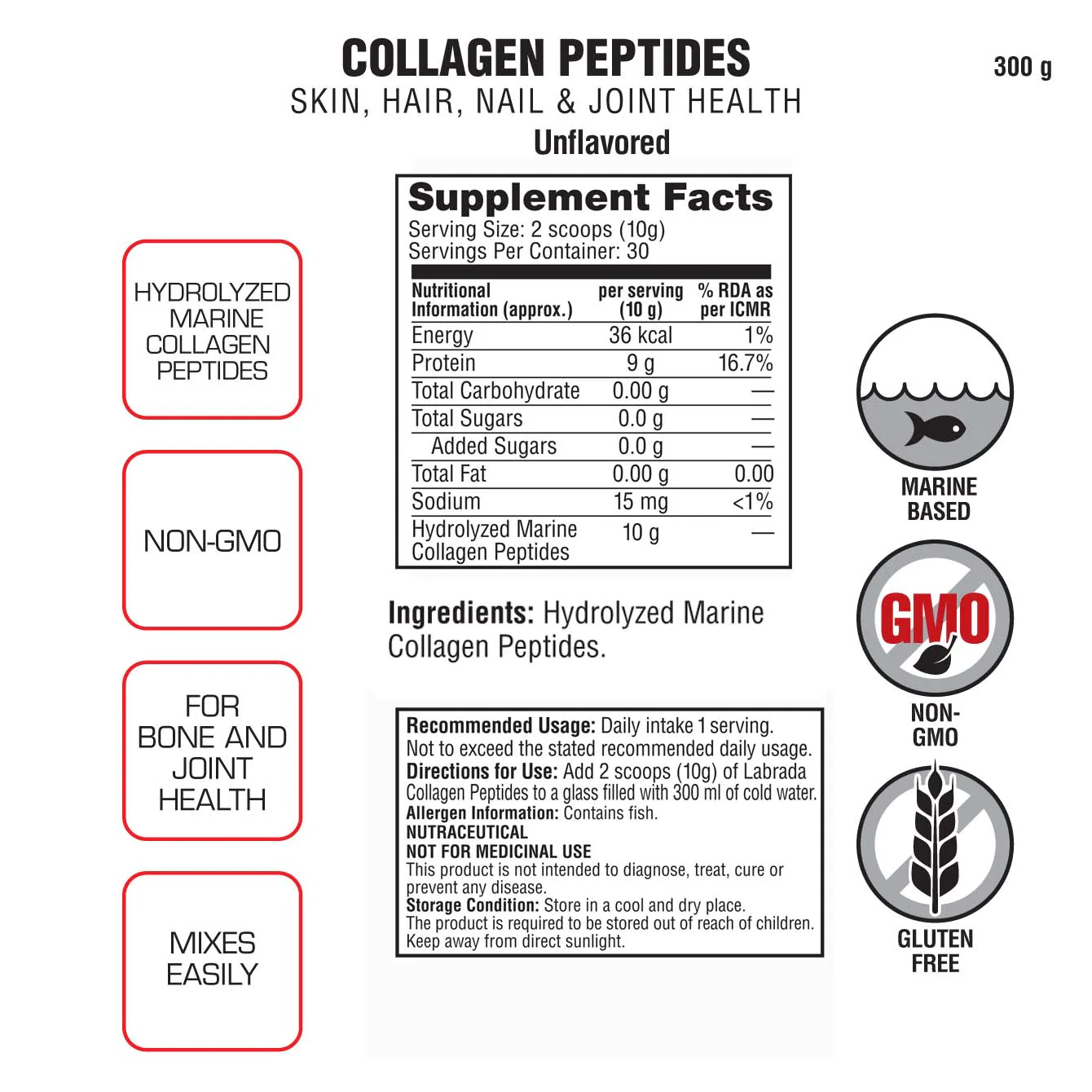 Marine Collagen Peptides 300g - Image 7