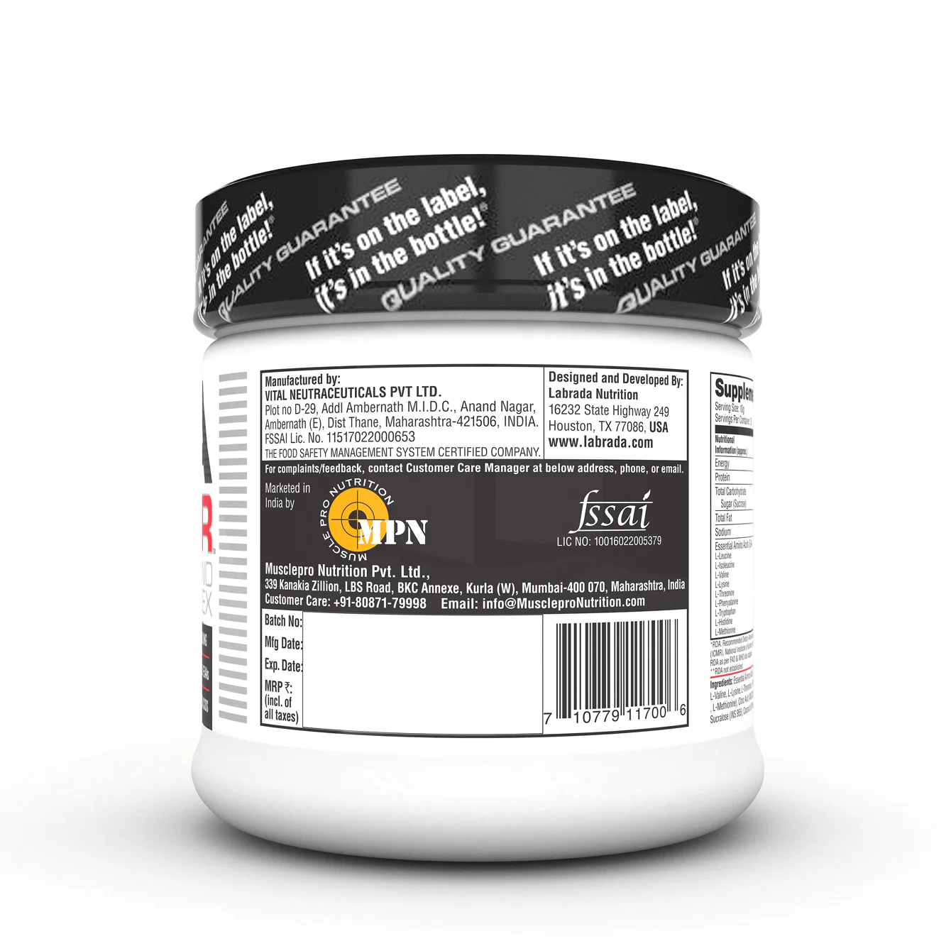 Labrada EAA POWER Essential Amino Acid Complex - Image 10