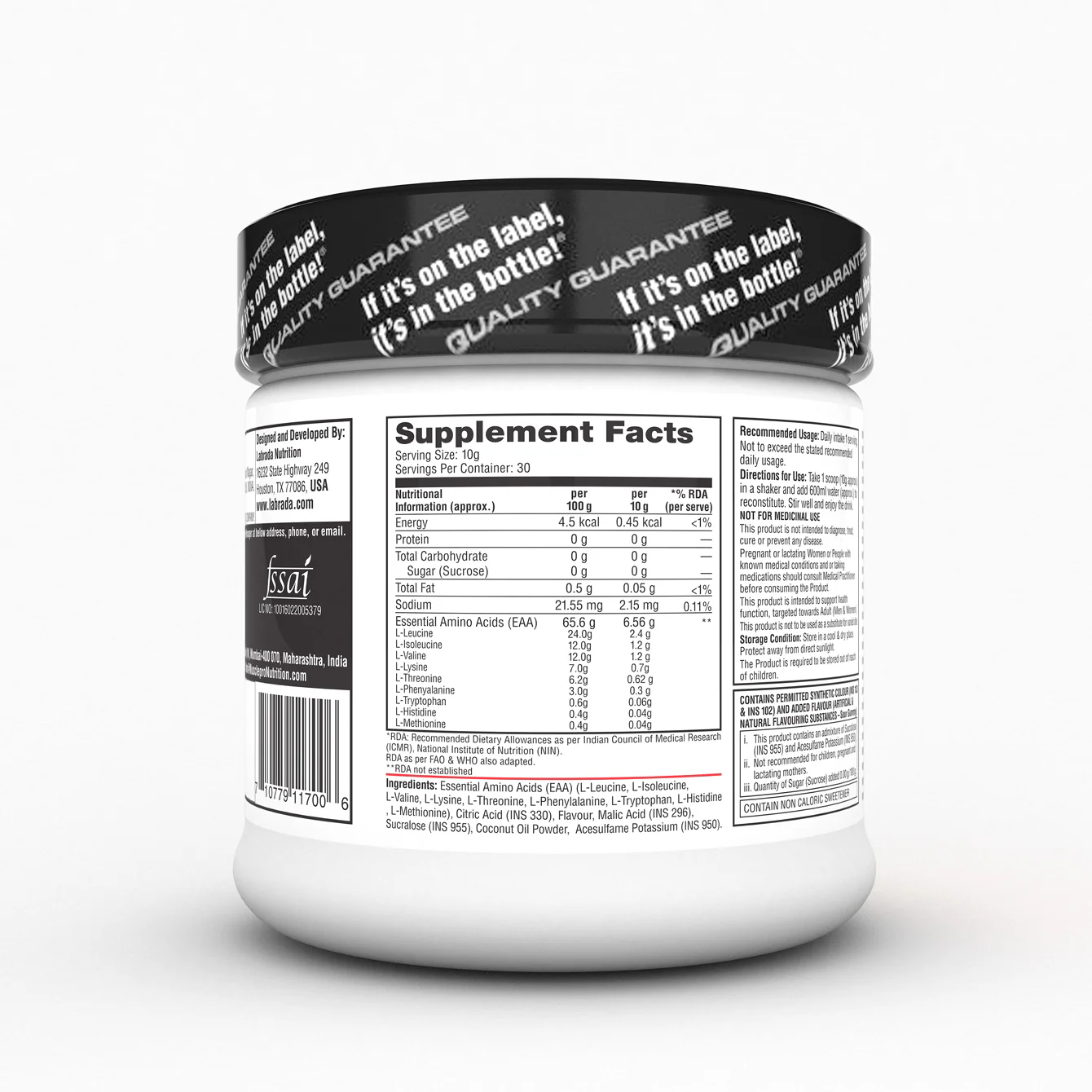 Labrada EAA POWER Essential Amino Acid Complex - Image 11