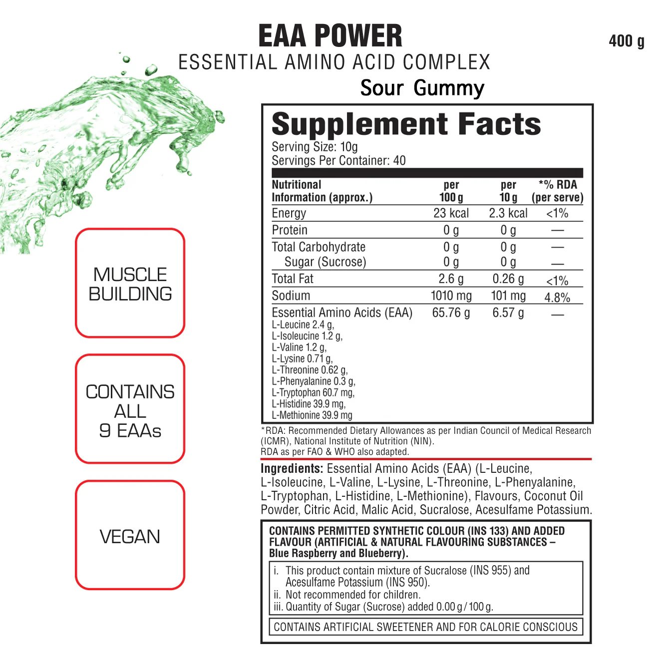 Labrada EAA POWER Essential Amino Acid Complex - Image 13