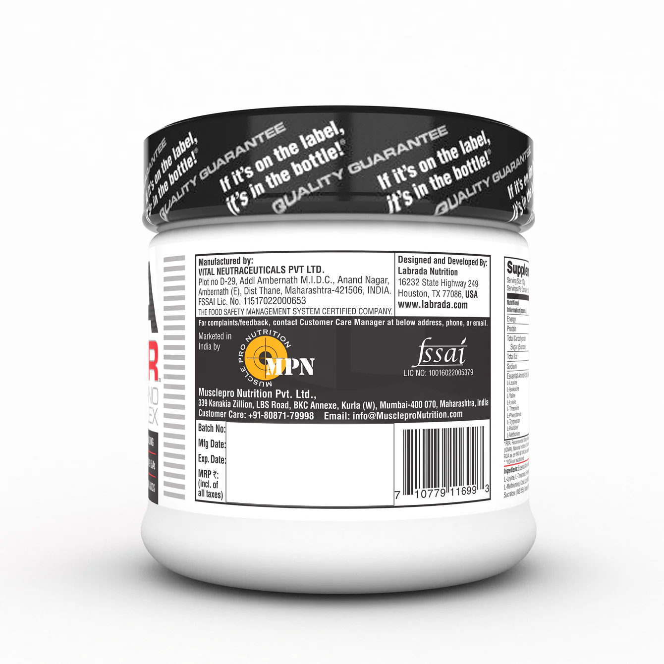 Labrada EAA POWER Essential Amino Acid Complex - Image 5