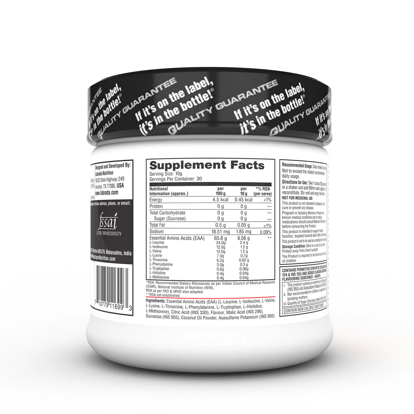 Labrada EAA POWER Essential Amino Acid Complex - Image 6
