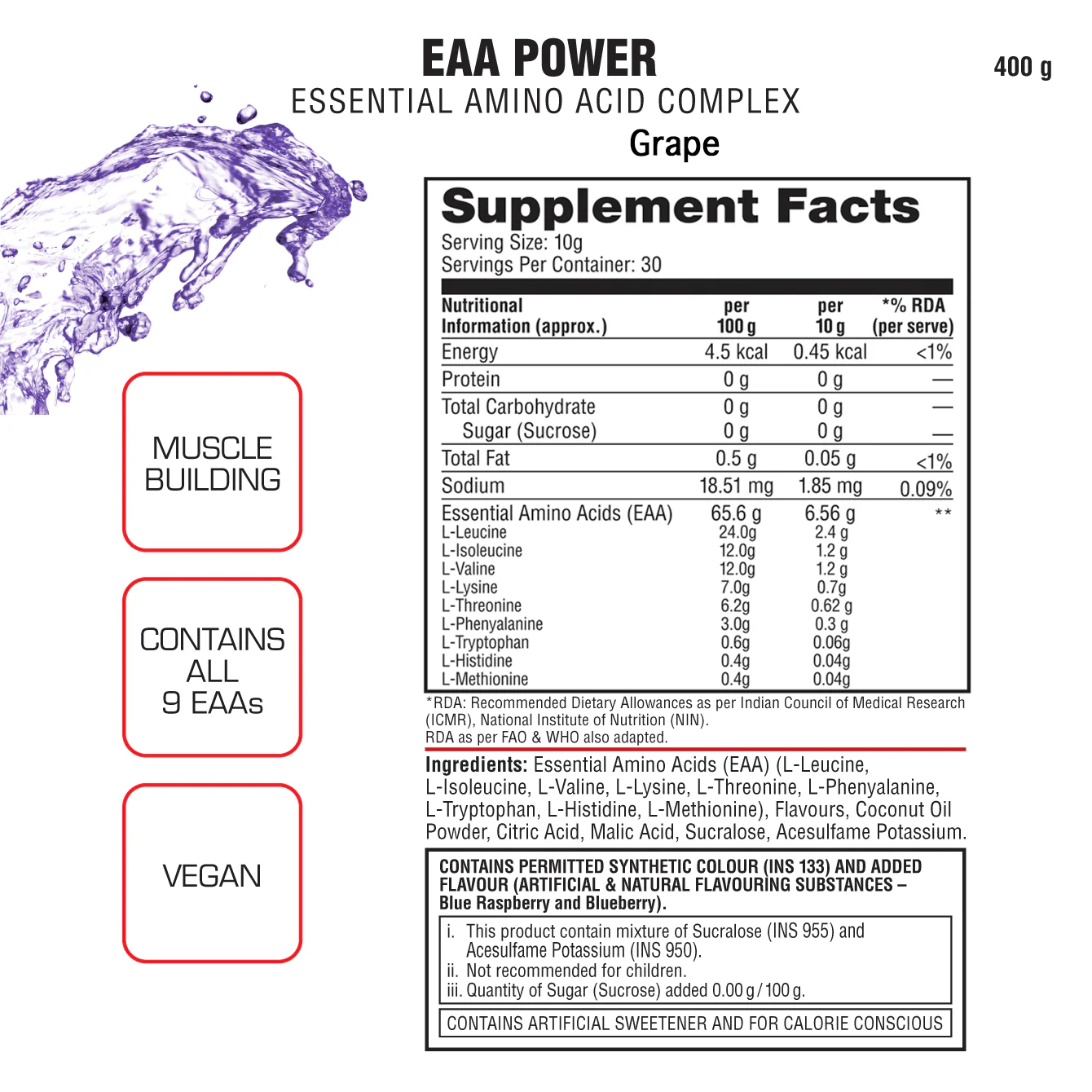Labrada EAA POWER Essential Amino Acid Complex - Image 8