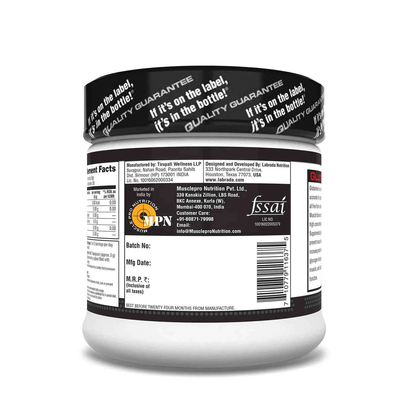 GlutaLean Recovery - L-Glutamine Powder - Image 4