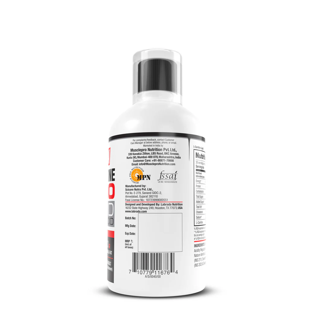 Labrada L-Carnitine 450 Ml Liquid Amino Acid 3000mg - Image 5