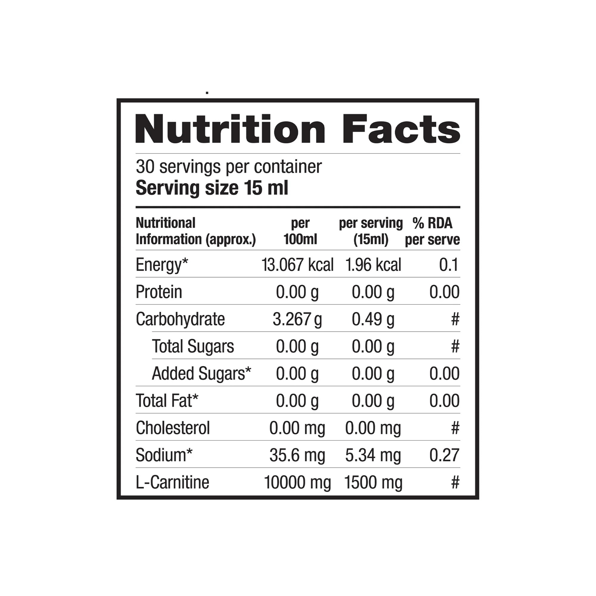 Labrada L-Carnitine 450 Ml Liquid Amino Acid 3000mg - Image 7