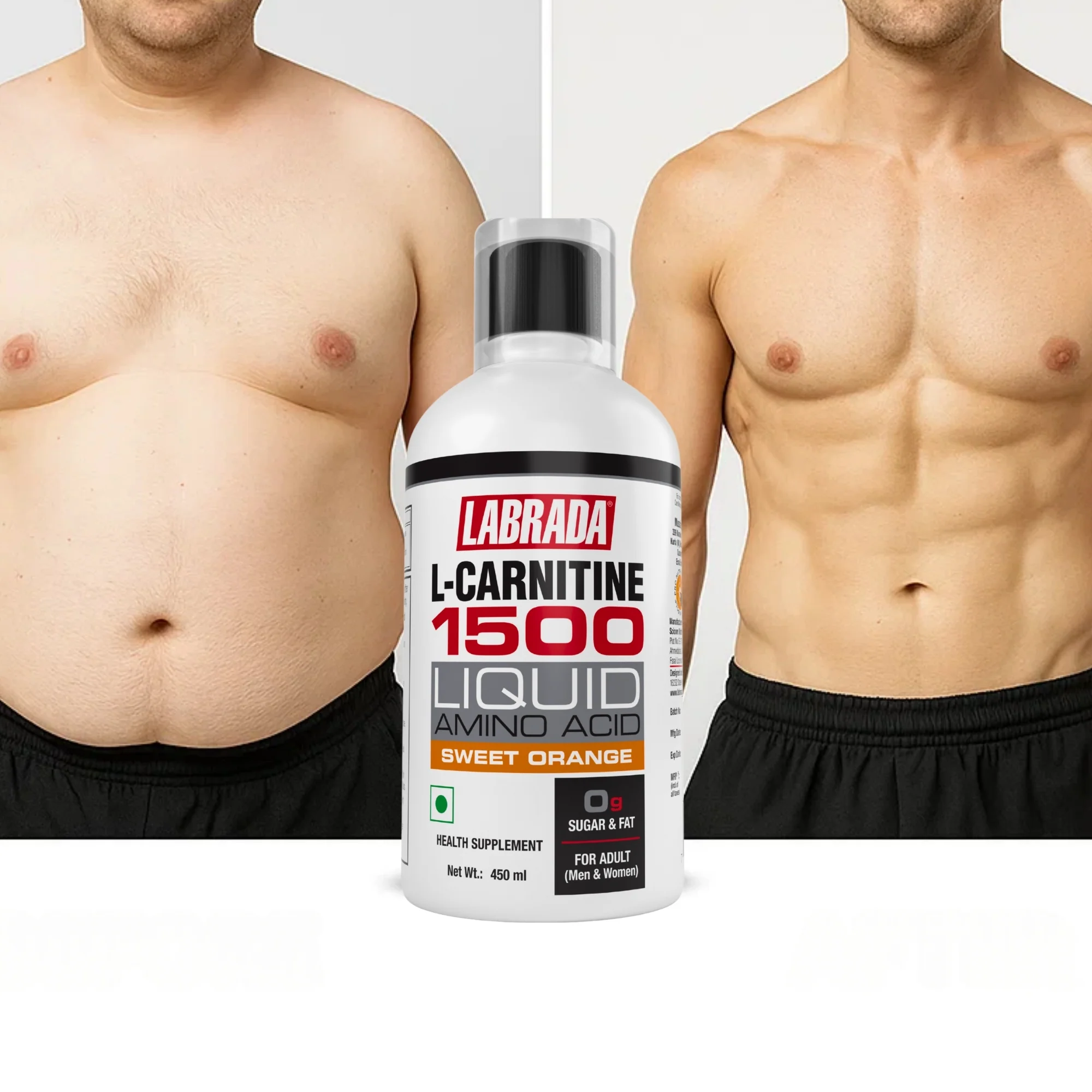 Labrada L-Carnitine 1500mg Sweet Orange 450ml - Image 9