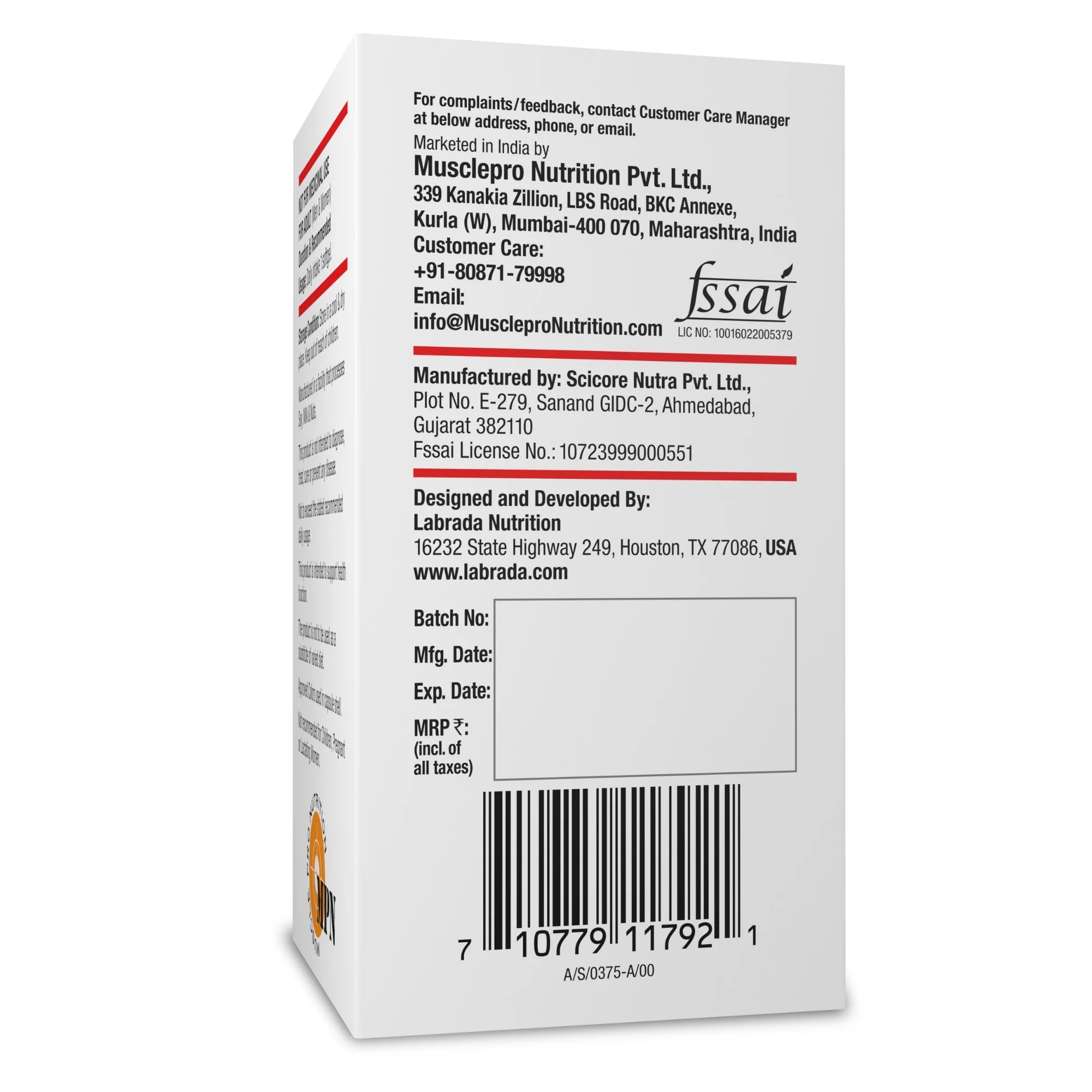 LABRADA OMEGA 3 with Vitamin E, Omega-3 1000 mg EPA 180 mg & DHA 120 m, Fish Oil - Image 6