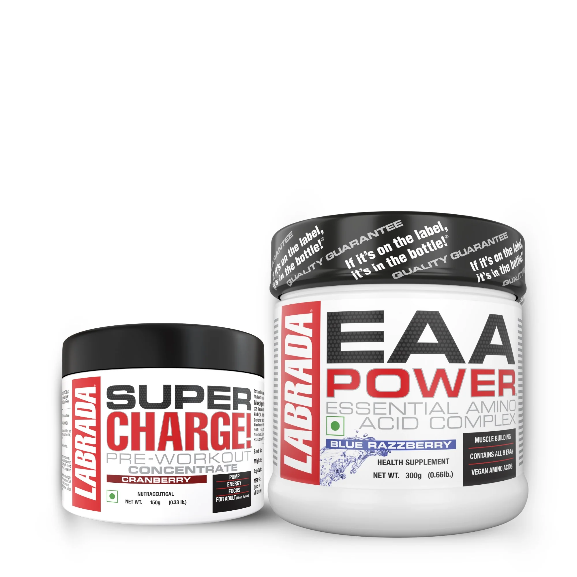Labrada Super Charge Pre-Workout 150g With EAA Power Essential Amino Acid Complex - Image 4