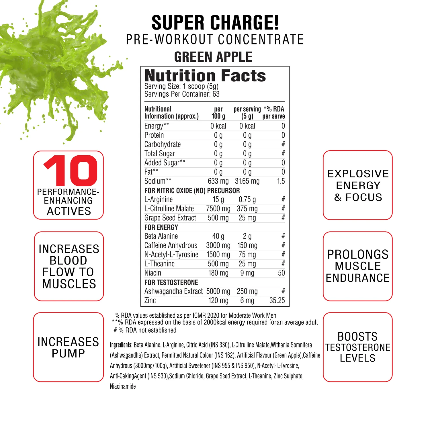 Labrada SUPER CHARGE Pre-Workout Concentrate - Image 13