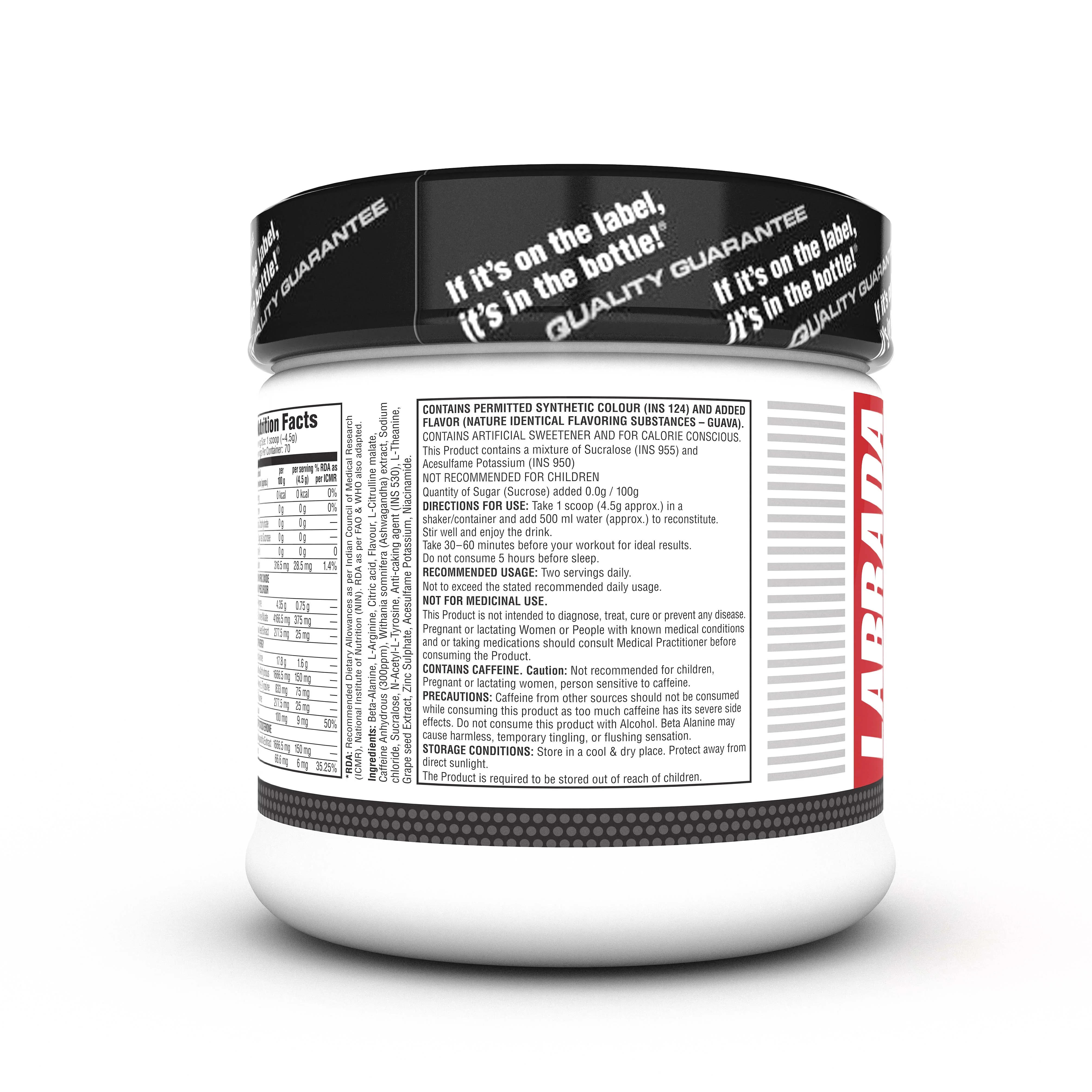 Labrada SUPER CHARGE Pre-Workout Concentrate - Image 7